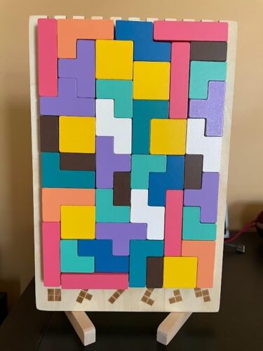 Vriendelijk Houten Stapelpuzzel - Montessori Speelgoed photo review