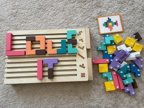 Vriendelijk Houten Stapelpuzzel - Montessori Speelgoed photo review